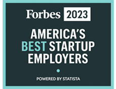 Forbes 2023 America's Best Startup Employers Logo