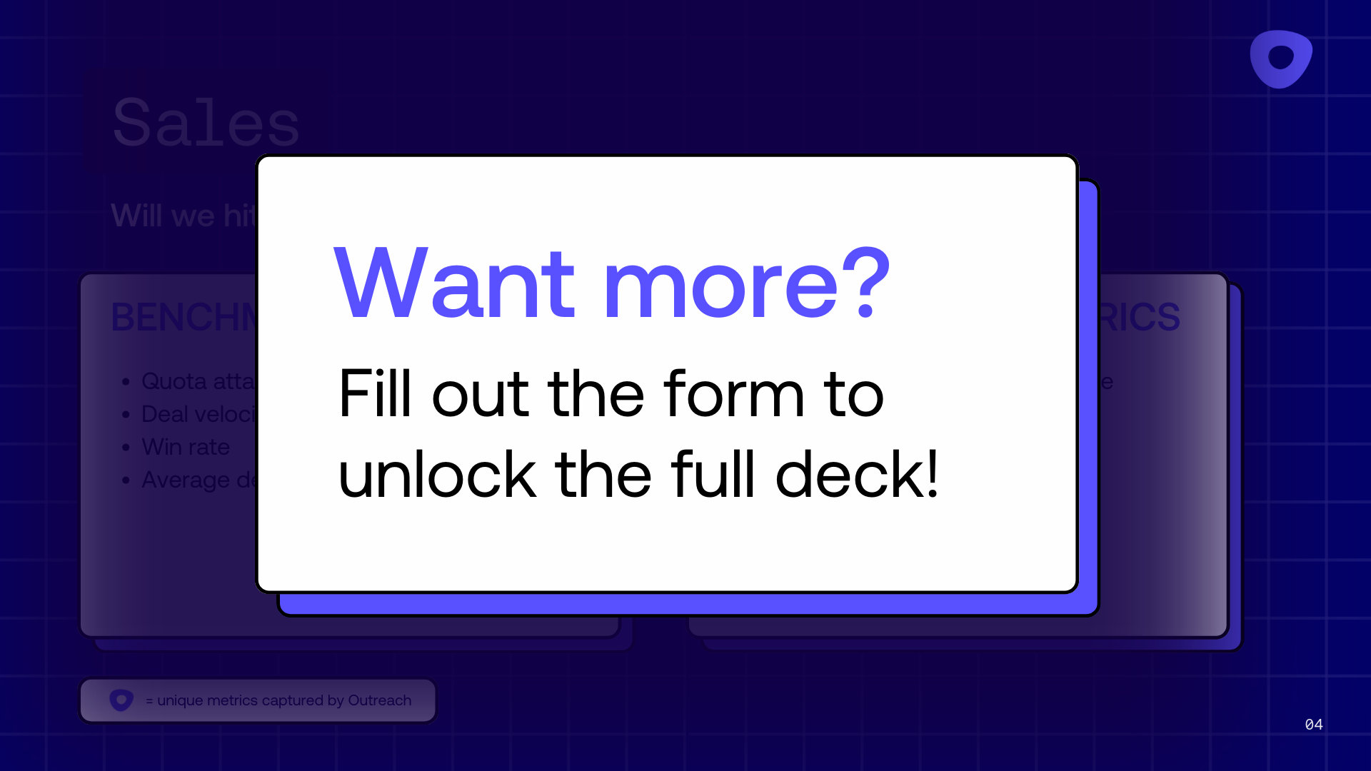 graphic with CTA to fill out the form for the full deck