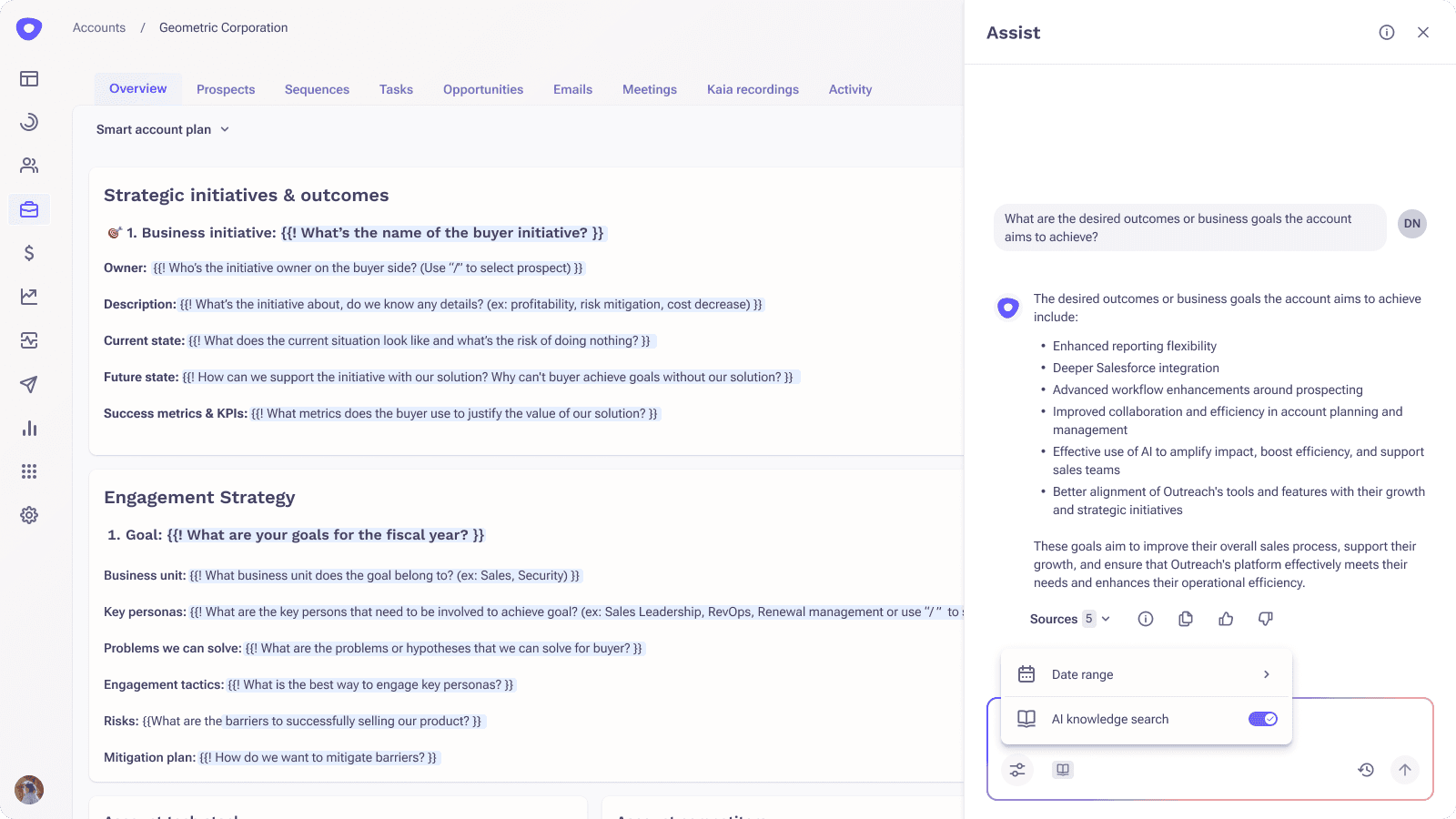 Graphic image of Outreach Knowledge Base (Beta) in action.