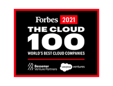 logo for Forbes 2021 the cloud 100 world's best companies