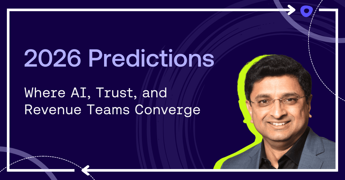 AI predictions for 2026 highlighting trust, security, and future of revenue teams