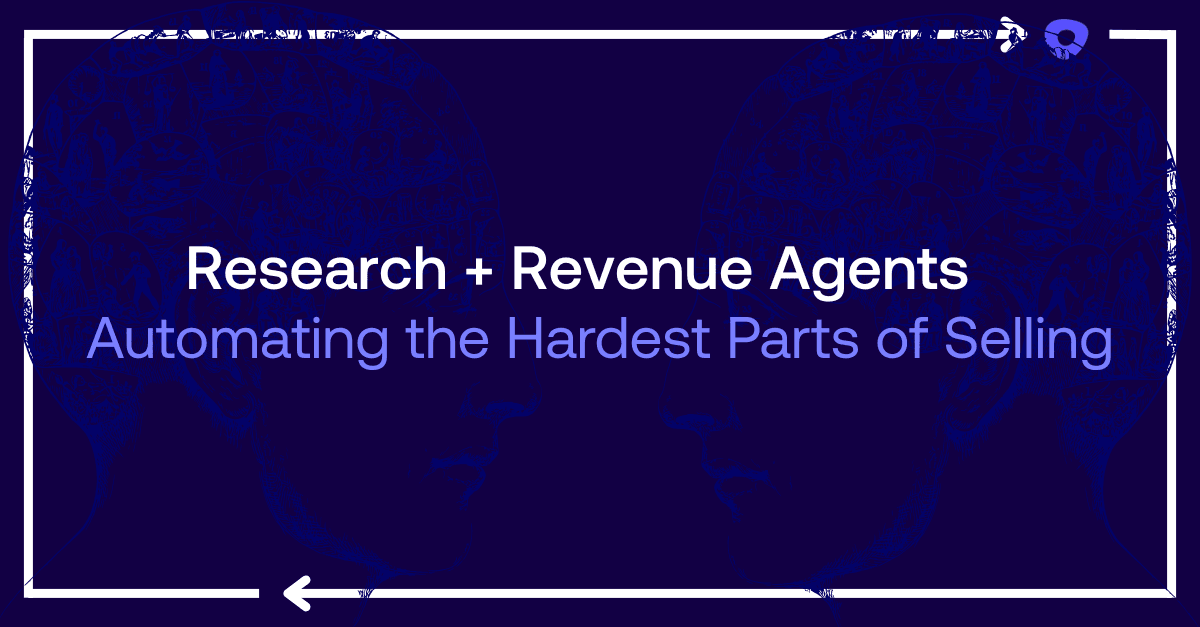 Header image of the “How Outreach Revenue & Research Agents Eliminate Busywork and Unlock More Pipeline